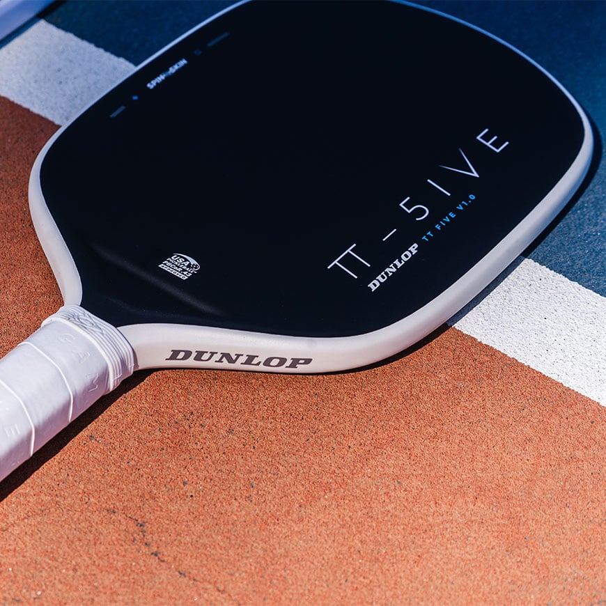 Dunlop TT-5IVE pickleball paddle in play