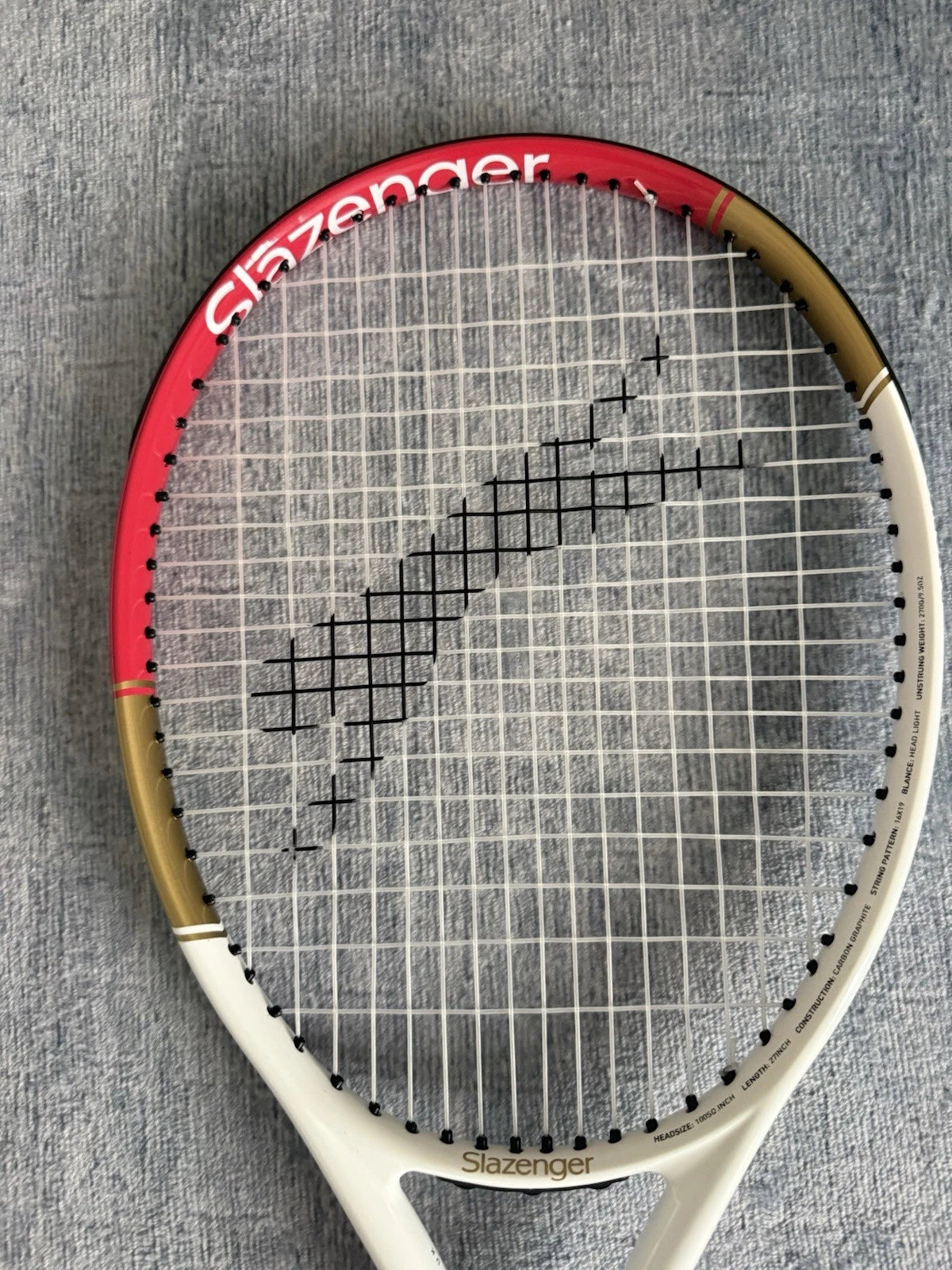 Palace x Stella Artois Slazenger Tennis Racket 100 270g SS24 Limited Edition